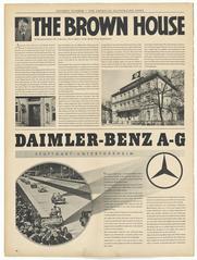 Cover page of the American Illustrated News, August-October 1936 Olympic edition, a German state-sponsored publication from Nazi era