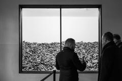 Second Gentleman Douglas Emhoff visiting Auschwitz-Birkenau Museum in Poland on January 27, 2023