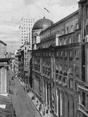 Historical view of Świętokrzyska Street in Warsaw before 1939