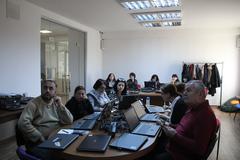 Wikidata training with staff of National Library of Armenia at Wikimedia Armenia office on November 22, 2023