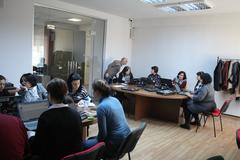 Wikidata training session with staff of the National Library of Armenia at the Wikimedia Armenia office, held on November 22, 2023