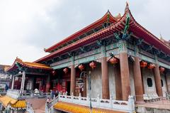 Kek Lok Si Temple in Penang with intricate architecture and statues