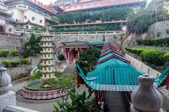 Kek Lok Si temple in Penang with its multi-tiered pagoda and lush greenery