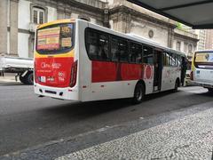 Bus 415 from Auto Viação Alpha at Praça Pio X in front of Igreja da Candelária in Rio de Janeiro
