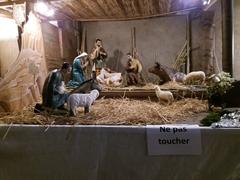 Crèche scene 2019 at Église Saint-Bonaventure in Lyon 2nd arrondissement