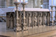Main altar of Basilique Saint-Bonaventure in Lyon decorated by Alanzio and Duret based on designs by Claude-Anthelme Benoit