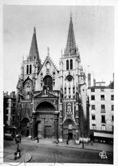 Ancient view of Rue Saint-Nizier in Lyon, 1932