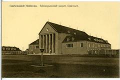 Hellerau Dalcroze School building in 1912 historical photograph