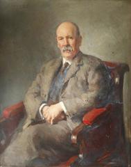 Portraits of Campbell Lindsay Smith and Professor John Harrower from Pembroke College