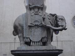 Bernini's Elephant sculpture in front of Santa Maria sopra Minerva in Rome