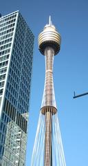 Sydney Tower Centrepoint Tower in Sydney CBD cityscape