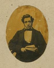 Portrait of Frits Moquette, nineteenth-century Dutch abolitionist and founder of Dutch Young People's Society for the Abolition of Slavery