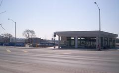 Bessarion subway station entrance with Concord development site in Toronto