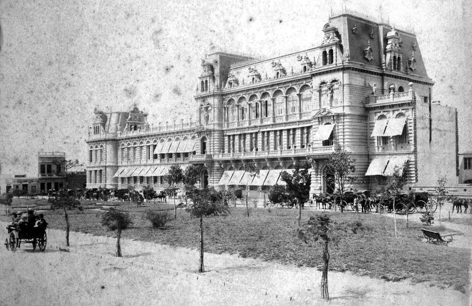 Historic Palacio Pizzurno building at Complejo Nacional de Educación in Buenos Aires from late 19th century