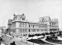 Historic Palacio Pizzurno shortly after inauguration in 1893