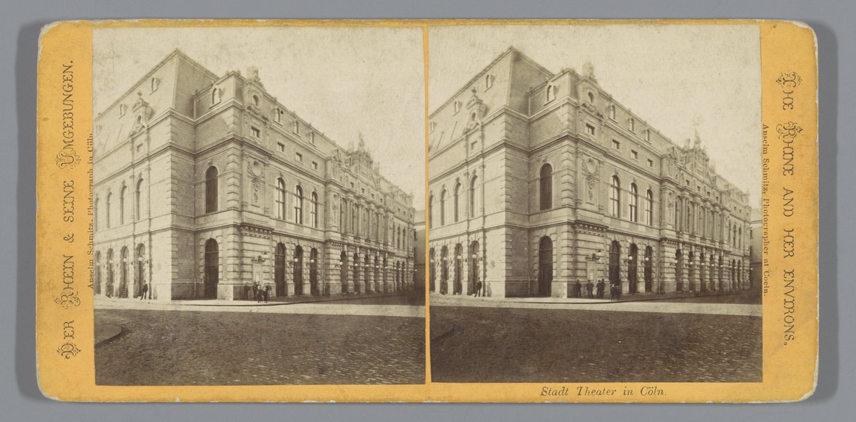 Exterior view of Schauspiel Köln theatre building facade in Cologne
