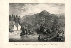 Historic botanical garden in Vilnia (Vilnius) from 1830 by K. Račynski