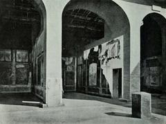 Historical engraving of Angeli area in Rome from Serie Italia Artistica, Bergamo, 1908