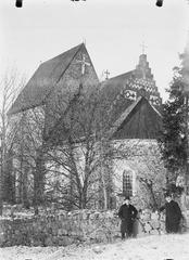Exterior view of Gamla Uppsala Church from southeast