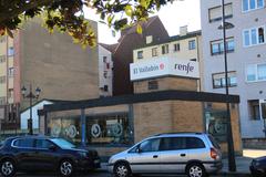 Vallobin train station exterior in Oviedo