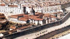 Convent de Sant Domingo in Valencia 1858 engraving by Alfred Guesdon