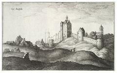 Historical map of Brussels by Wenceslas Hollar