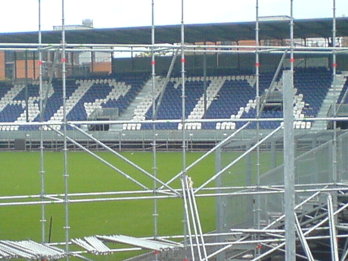 BRITA-Arena West Stand under construction