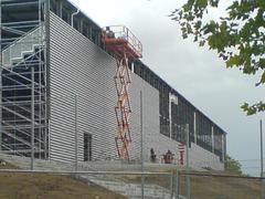 West stand back wall of BRITA-Arena in Germany