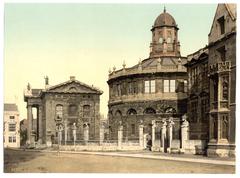 Sheldonian Theatre in Oxford, England historic building with classical architecture