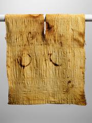 Feathered tabard from Ica made of colorful feathers, an example of feather costumes