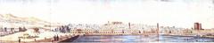Watercolor painting of Baku by Karl Gustav Gippius