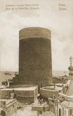 Maiden Tower historical postcard image