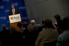 Deputy Secretary of Defense Ashton B. Carter speaking at Asia Society event in New York City August 1 2012
