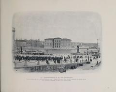 Historical image of Stockholm city from 1902 showing views of Sweden's capital and surroundings