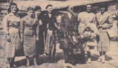 First guests at Băneasa Airport in 1957 including Renata Bianchi, Liliana Scaricabarozzi, Miranda Cicognani, Milica Sepa, Giulio Lay, Andreiana Gotta and Adina Stroescu