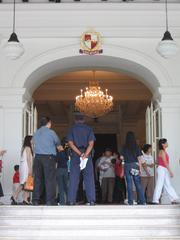 Main entrance of the Istana, President's official residence in Singapore