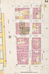 Historical insurance map showing part of Manhattan with site of St. John's Freight Terminal, 1905