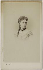 Portrait of Davenay, actress at Théâtre de la Gaité, 1874