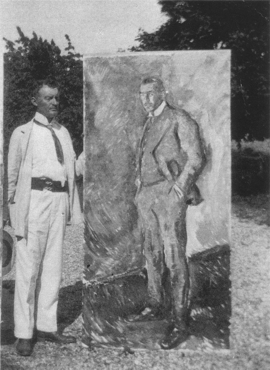 Edvard Munch painting Portrait of Jappe Nilssen