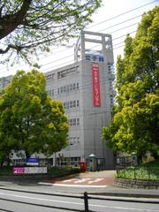 Joshibi University of Art and Design campus building with colorful artwork