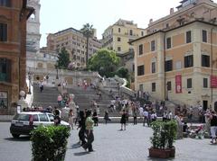 Spanish Steps in Rome from Piazza di Spagna