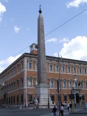 Palace of St. John Lateran and Obelisk of Thuthmose IV viewed from the north eastern corner of the palace complex in Rome
