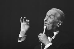 Maurice Chevalier farewell performance at Concertgebouw Amsterdam in 1968