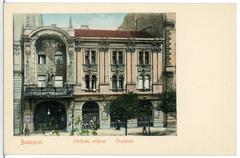 Historic photo of Orpheum theater in Budapest in 1904