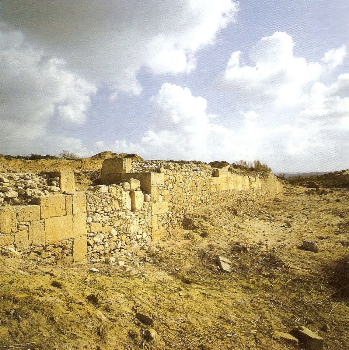 Ancient Archaic Walls of Kamarina in Ragusa