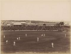 Cricket match in progress at Association Ground, Sydney