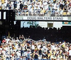 Beer Snake formed by attendees at The Sydney Cricket Ground during Bucks Day 2004