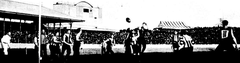 Fitzroy versus Collingwood Australian rules football match at Sydney Cricket Ground in 1903 with a crowd of 20,000