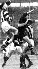Richmond vs Collingwood Australian Rules Football match at Sydney Cricket Ground in 1952