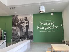 Exhibition Matisse et Marguerite poster in Paris 2025 showcasing famous artworks
